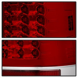 LED Tail Lights - Version 2 - Red Clear (5029195) — angled view