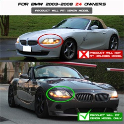 Projector Headlights - LED Halo - Black (5029676) — installed view