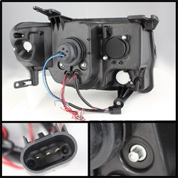 Projector Headlights - DRL - Chrome (5074232) — primary image