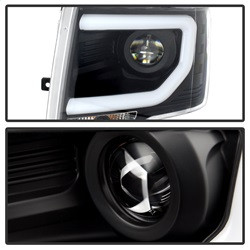 Projector Headlights - Light Bar DRL - Black (5077646) — angled view