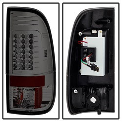 LED Tail Lights - Version 2 - Smoke (5029201) — angled view