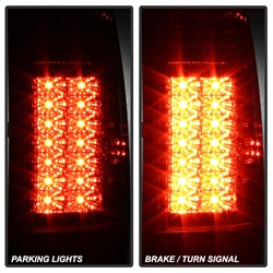 LED Tail Lights - Version 2 - Smoke (5029201) — angled view