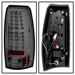 LED Tail Lights - Smoke (5032485) — angled view
