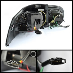 LED Tail Lights - Black (5071767) — angled view