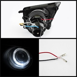 Halo Projector Fog Lights w/ Switch - Smoke (5075147) — angled view