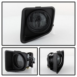 OEM Fog Lights w/ Switch - Smoked — angled view
