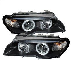 Projector Headlights - LED Halo - Black (5077141) — primary image