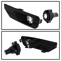 OEM Fog Lights w/ Universal Switch - Clear (5080318) — angled view