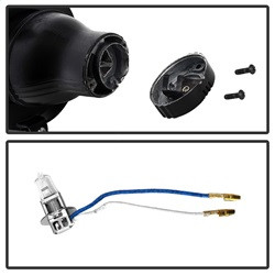 OEM Fog Lights w/ Universal Switch - Clear (5080318) — angled view