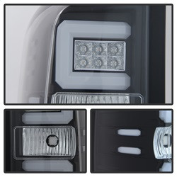 LED Tail Lights - Black (5079985) — angled view