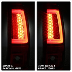 LED Tail Lights - Version 2 - Black (5081919) — angled view