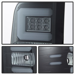 LED Tail Lights - Black Smoke (5079992) — angled view