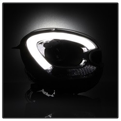 Projector Headlights - LBDRL - Black (5083449) — angled view