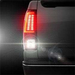 LED Tail Lights - Version 2 - Red Clear (5081926) — installed view