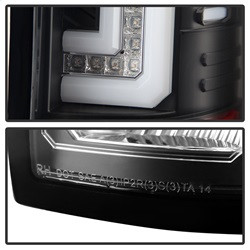 LED Tail Lights - Black (5080660) — angled view