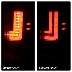 LED Tail Lights - Black (5080660) — angled view