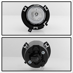 OEM Fog Lights w/ Universal Switch - Clear (5080400) — angled view