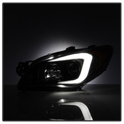 Projector Headlights - Light Bar DRL - Black (5083913) — angled view
