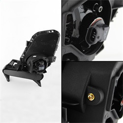 OEM Fog Lights w/ Switch - Clear (5076120) — angled view