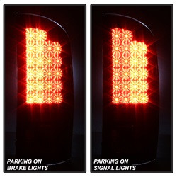 LED Tail Lights - Black Smoke (5078094) — angled view