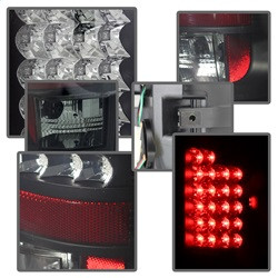 LED Tail Lights - Black Smoke (5078094) — angled view