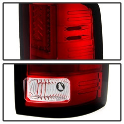 LED Tail Lights - Red Clear (5080677) — angled view