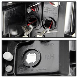 LED Tail Lights - Red Clear (5080677) — angled view