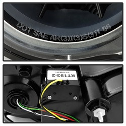 LED Tail Lights - Black (5083265) — angled view