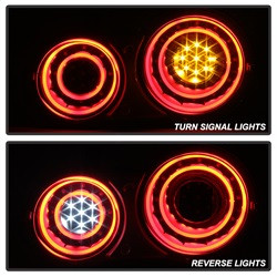 LED Tail Lights - Black (5083265) — angled view