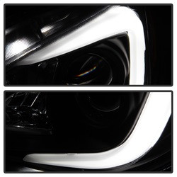 Projector Headlights - Light Bar DRL - Black (5083920) — angled view