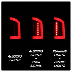 Light Bar LED Tail Lights - Version 3 - Black Smoke (5084125) — primary image