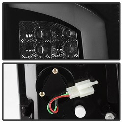Light Bar LED Tail Lights - Version 3 - Black Smoke (5084125) — angled view
