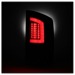 Light Bar LED Tail Lights - Version 3 - Black Smoke (5084125) — angled view