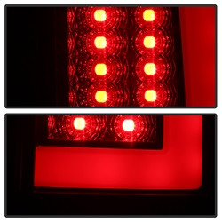 Light Bar LED Tail Lights - Version 3 - Black Smoke (5084125) — angled view