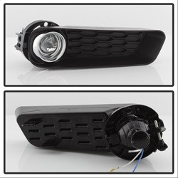 OEM Fog Lights w/ Universal Switch - Clear (5080431) — angled view