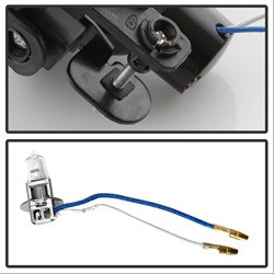 OEM Fog Lights w/ Universal Switch - Clear (5080431) — angled view
