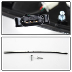LED Tail Lights - Black Smoke (5078117) — angled view