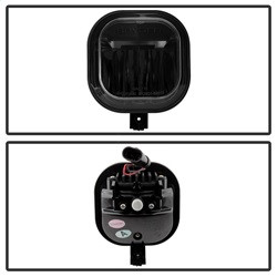 LED Fog Lights - Black (5081100) — angled view