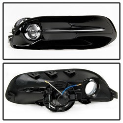 OEM Fog Lights w/ Universal Switch - Clear (5080455) — angled view
