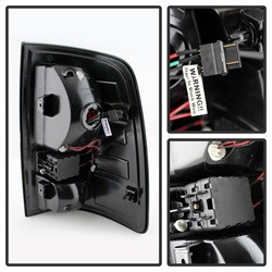 LED Tail Lights - Black Smoke (5078124) — angled view