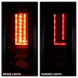 LED Tail Lights - Version 2 - Black (5082626) — angled view