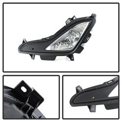 OEM Style Fog Lights w/ Switch - Clear (5080462) — angled view