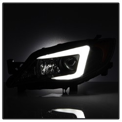 Projector Headlights - Light Bar DRL - Black (5083944) — angled view