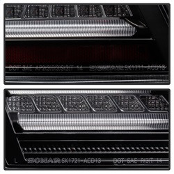 LED Tail Lights - Black (5082053) — angled view