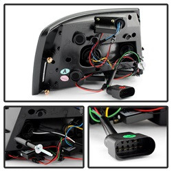 LED Tail Lights - Black (5079602) — angled view