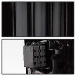 LED Tail Lights - Version 2 - Black Smoke (5084781) — angled view