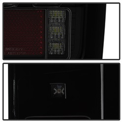 LED Tail Lights - Version 2 - Black Smoke (5084781) — angled view