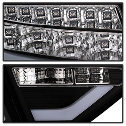 LED Tail Lights - Black (5082275) — angled view