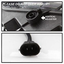 OEM LED Fog Lights w/ Universal Switch - Clear — angled view