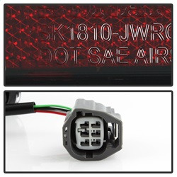 LED Tail Lights - Version 2 - Red Clear (5084798) — angled view